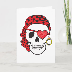Valentine Pirate Card
