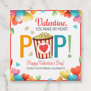 Valentine Popcorn Tag