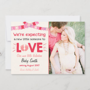 Valentine Pregnancy Announcement Reveal Love Creme