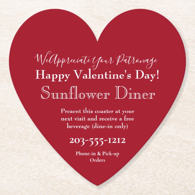 Valentine Promotional Coasters - HAMbyWG (Front)