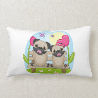 Valentine Pug 2016 Lumbar Cushion