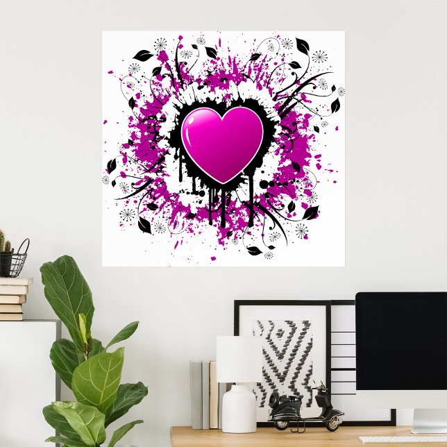 Valentine Purple Heart Poster (Creator Uploaded)