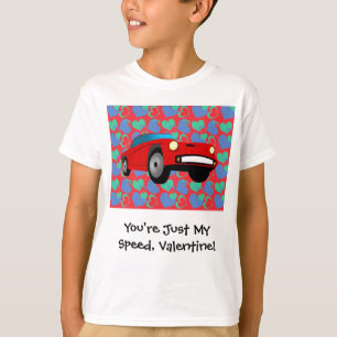 Valentine Race Car T-Shirt