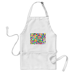 valentine rainbow hearts standard apron