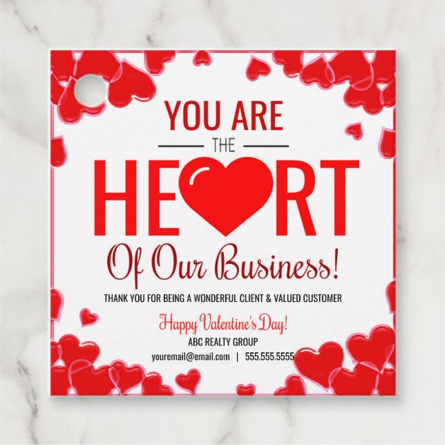 Valentine Realtor Tag (Front)