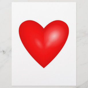 Valentine Red Heart Wedding Flyer