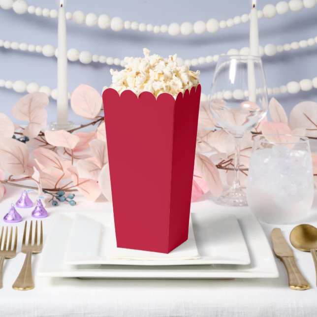 Valentine Red Popcorn Favour Box (Wedding)