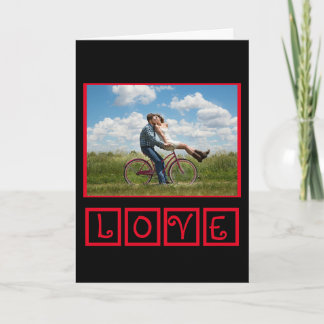 Valentine Romantic I Love You Photo  Card