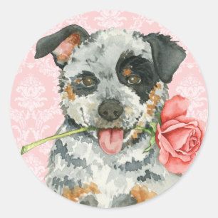 Valentine Rose ACD Classic Round Sticker