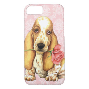 Valentine Rose Basset iPhone 8/7 Case