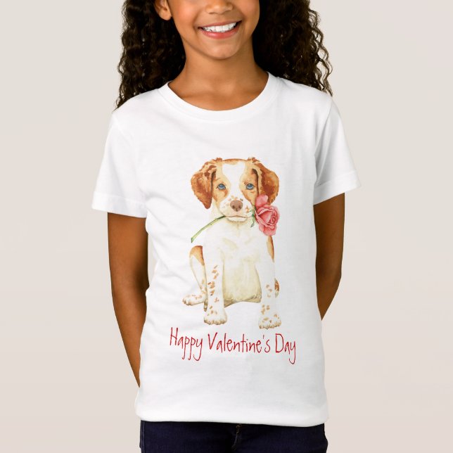 Valentine Rose Brittany T-Shirt (Front)