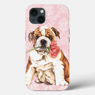 Valentine Rose Bulldog iPhone 13 Case