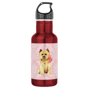 Valentine Rose Cairn Terrier 532 Ml Water Bottle