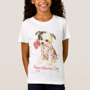 Valentine Rose Chinese Crested T-Shirt