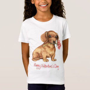 Valentine Rose Dachshund T-Shirt