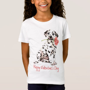 Valentine Rose Dalmatian T-Shirt