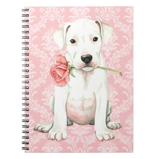 Valentine Rose Dogo Notebook (Front)