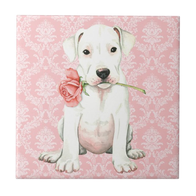 Valentine Rose Dogo Tile (Front)