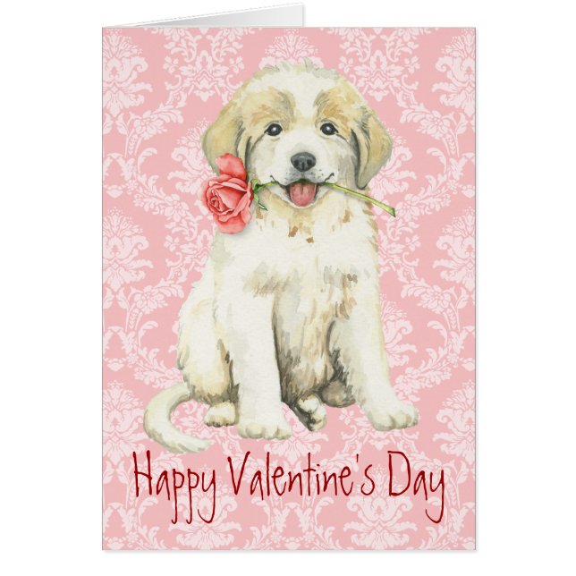 Valentine Rose Great Pyrenees (Front)