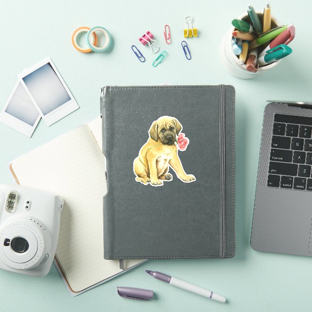 Valentine Rose Mastiff Vinyl (iPad Cover)