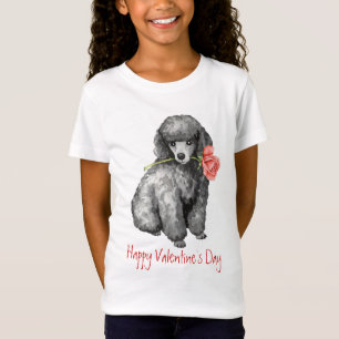 Valentine Rose Miniature Poodle T-Shirt