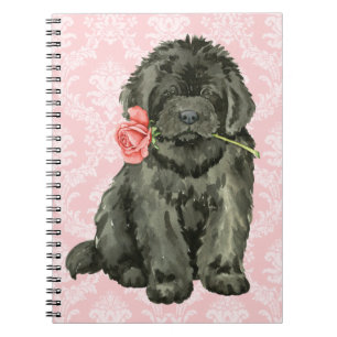 Valentine Rose Newfoundland Notebook