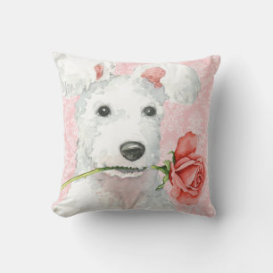 Valentine Rose Pumi Throw Pillow