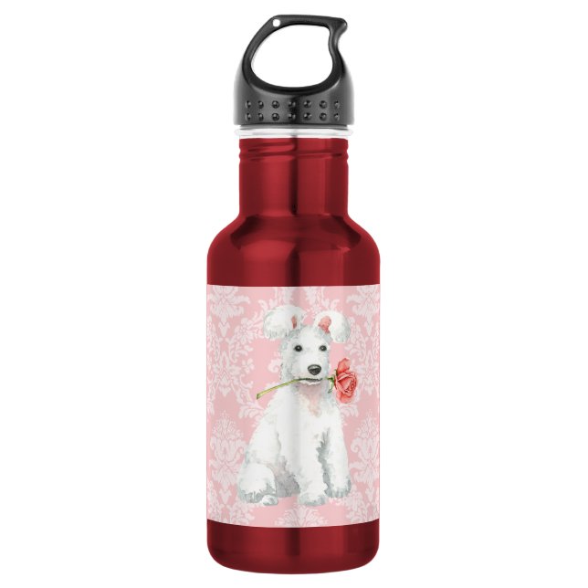 Valentine Rose Pumi Water Bottle (Front)