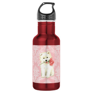 Valentine Rose Samoyed 532 Ml Water Bottle
