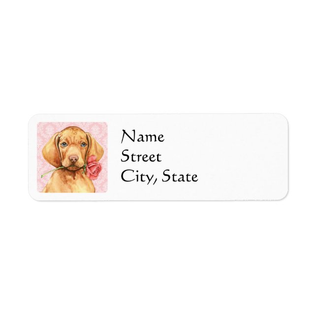 Valentine Rose Vizsla (Front)