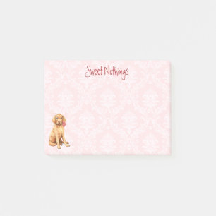 Valentine Rose Vizsla Post-it Notes