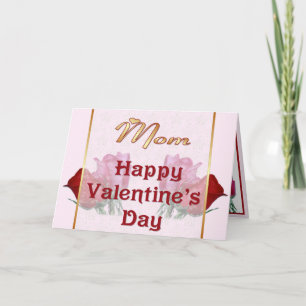 Valentine Roses - Mum Holiday Card