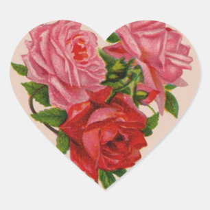 Valentine Roses Sticker