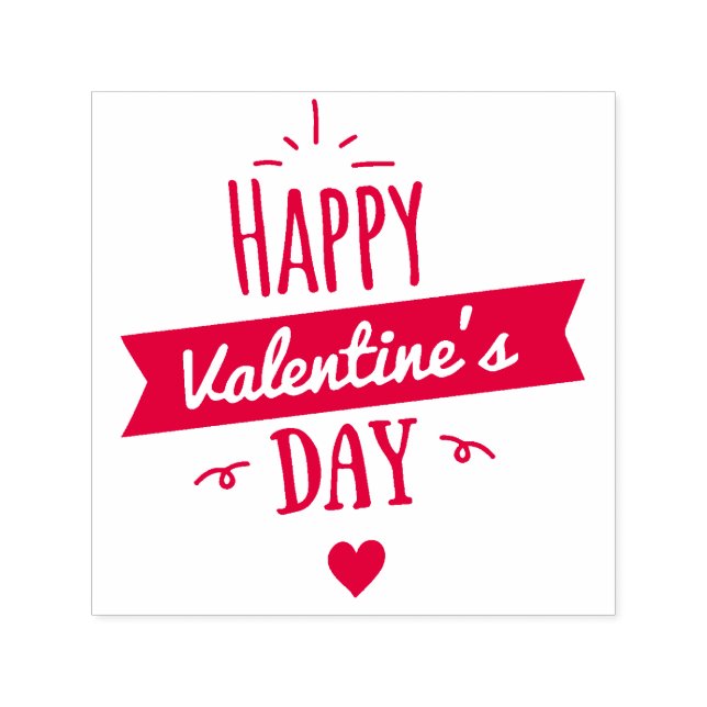 Valentine Rubber Stamp (Design)