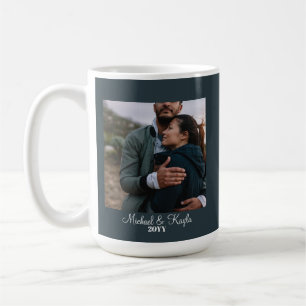 Valentine’s Anniversary Couple Photo Gift Coffee Mug