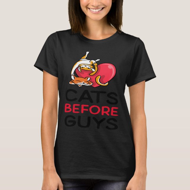 Valentine s cats T-Shirt (Front)