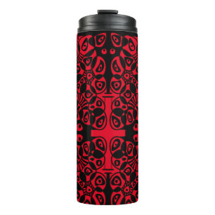 Valentine’s Cells Similar Differ Black Red Thermal Tumbler