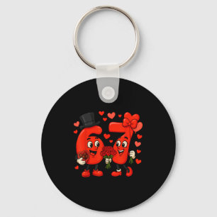 Valentine’s Day 67 Meme Filled With Hearts Funny S Key Ring