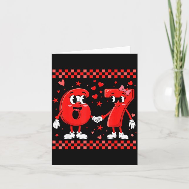 Valentine’s Day 67 Meme Funny Six Seven 6 7 Valent Card (Front)