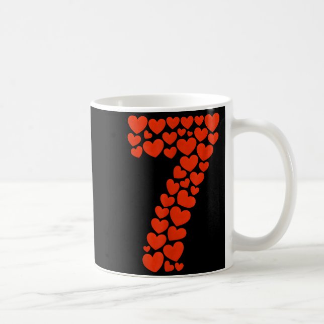 Valentine’s Day 67 With Heart Matching Couple Vale Coffee Mug (Right)
