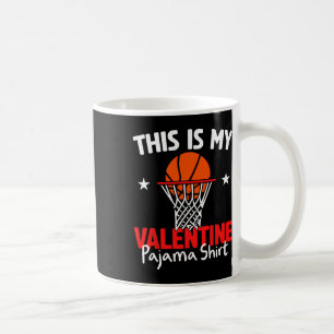 Valentine’s Day Basketball Boys This Is My Valenti Coffee Mug