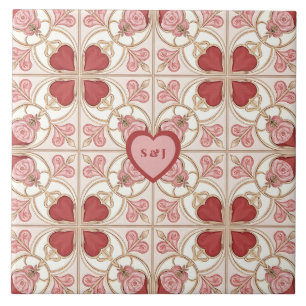 Valentine’s Day Bistro Tile Art