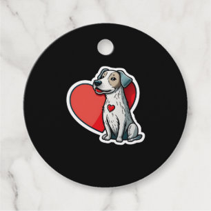 Valentine’s Day Cute Dog Favour Tags
