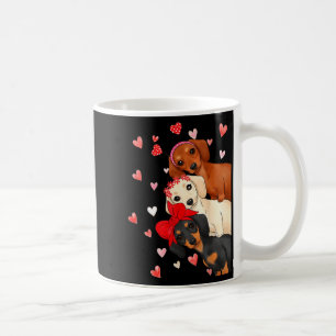 Valentine’s Day Dog Cute Dachshund Dogs For Dog Mo Coffee Mug