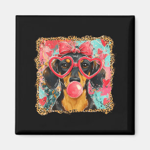 Valentine’s Day Dog Cute Dachshund Dogs For Dog Mo Magnet