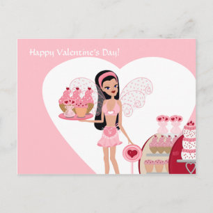 Valentine’s Day Faery Sweets Shoppe Postcard