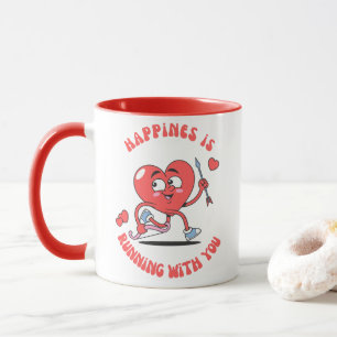 Valentine’s Day for Fitness Lovers, Running Gifts Mug