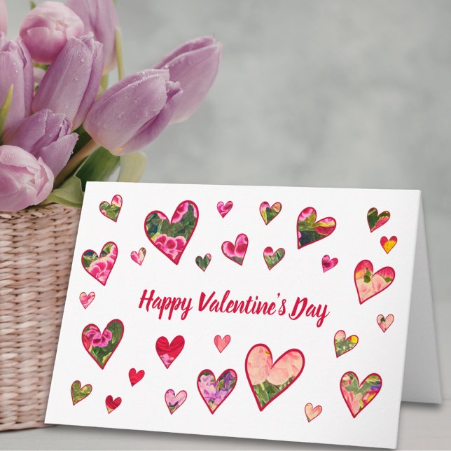 Valentine’s Day for Husband - Floral Hearts Love Card (Creator Uploaded)