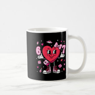 Valentine’s Day Funny 67 Meme Six Seven 6 7 Valent Coffee Mug
