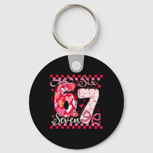 Valentine’s Day Funny 67 Meme Six Seven 6 7 Valent Key Ring
